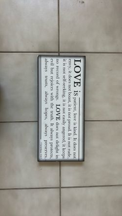 Wood sign