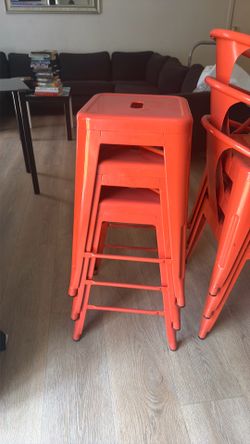 Dining  table 6 chairs 3 stools plus 2 entrance tables