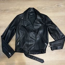 Elodie Faux Leather Jacket Size Xs Never Used 