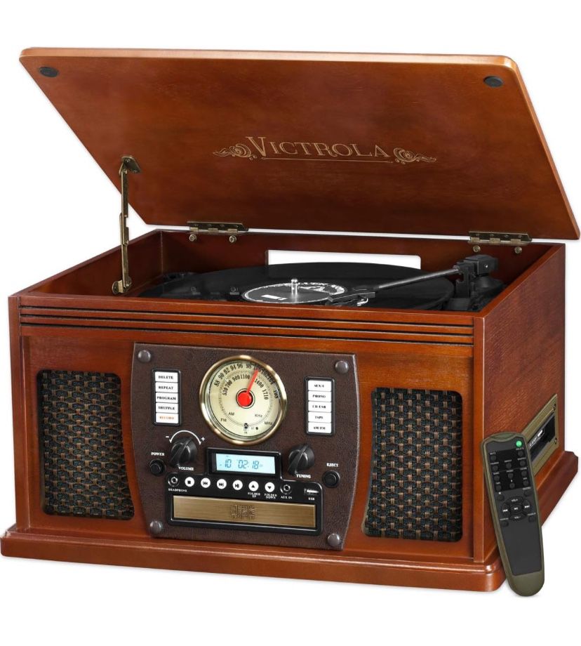 Victrola Record Player 8 In 1 Bluetooth