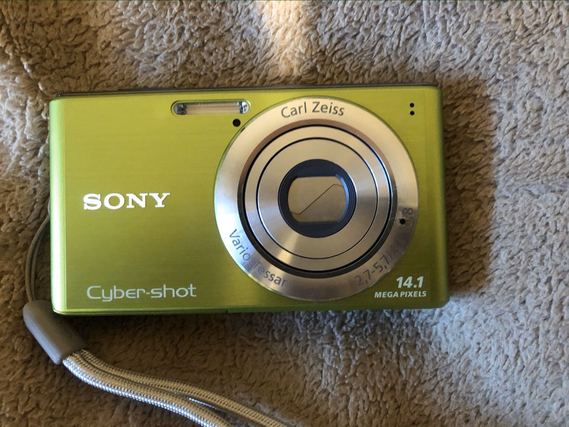 Sony Cyber-Shot DSC-W530 Digital Camera W/Case, Charger & 1G SD Card