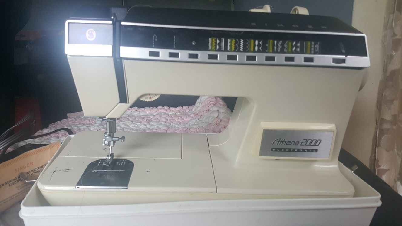 Singer athena 2000 sewing machine