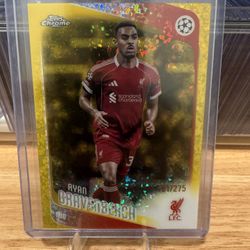 2026 Topps Chrome Ryan Gravenberch Yellow Foil /275