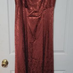 Cinnamon Bridesmaid Dress Sz 16 NWT 