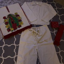 TRAJE DE JUAN DIEGO SIZE 10/12