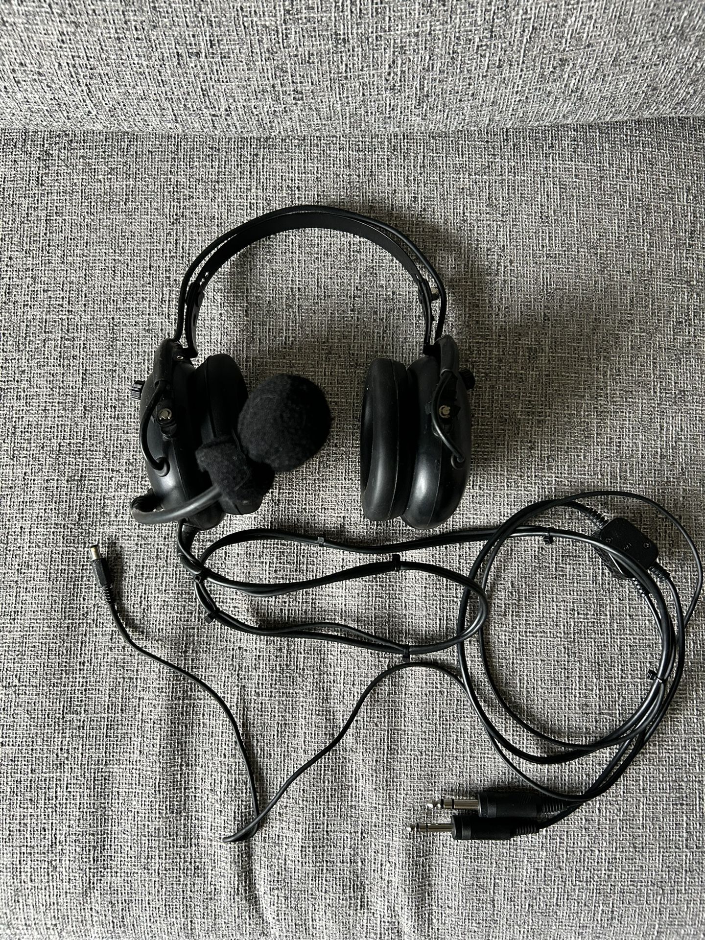 Flightcom Black Hawk Aviation Headset & Intercom