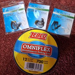 FISHING TACKLE AND LINE 30 PACK