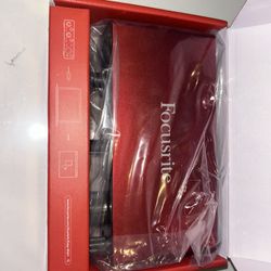 Focusrite Scarlett 2i2 4th Gen USB Audio Interface for Recording, Songwriting, Streaming and Podcasting — High-Fidelity, Studio Quality Recording, and