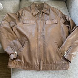 Guess Men’s Leather Jacket