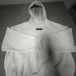 Fear of God Essentials Pullover Hoodie 'Dark Heather Oatmeal'