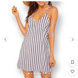 Striped Dress Size Large