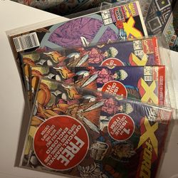 Xforce Issue Number One, All Five Trading Card Versions Unopened