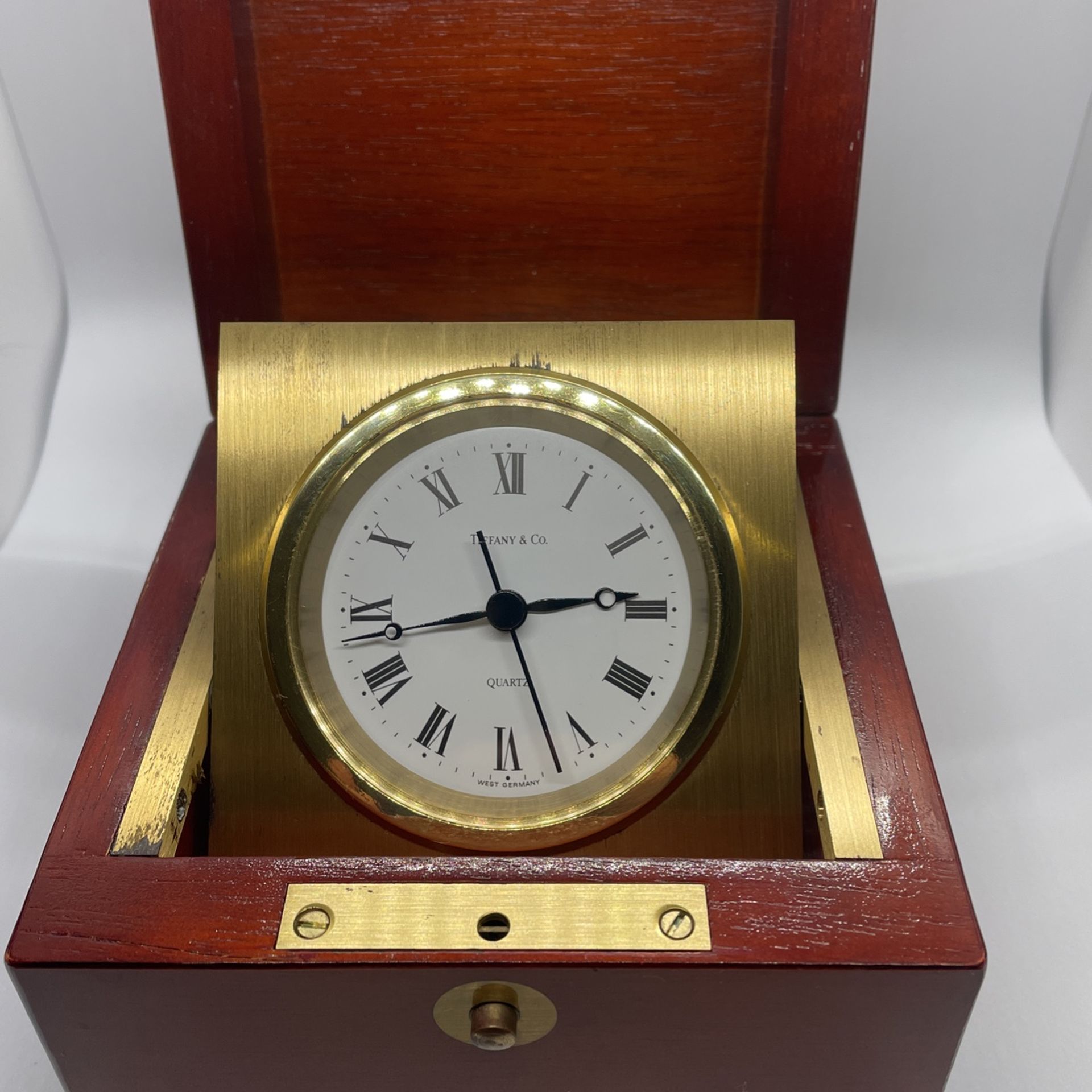 Vintage Tiffany & Co Swing Desk Clock