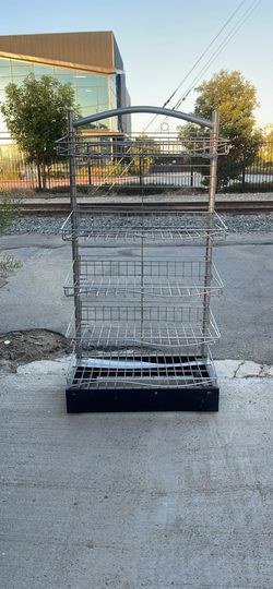 Rolling Display Rack/Estante Con Ruedas