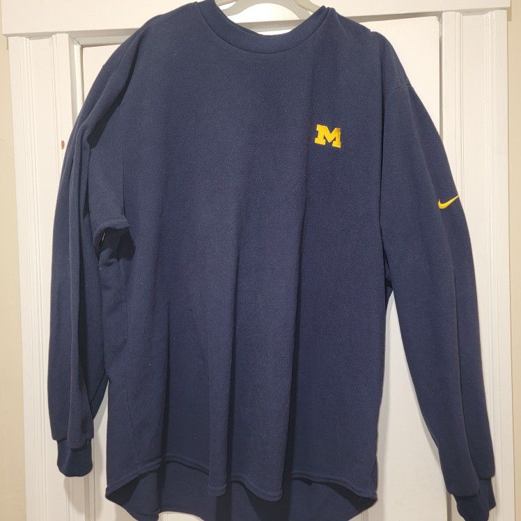 Vtg 90s Nike Michigan University Sweatshirt