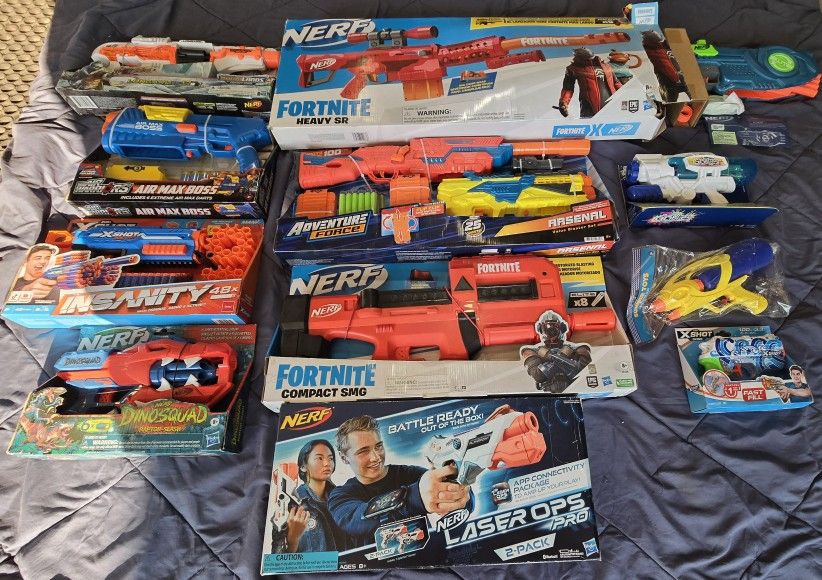 Nerf Guns & misc
