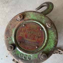 Elephant Hand Chain Hoist 1/2 Ton VINTAGE