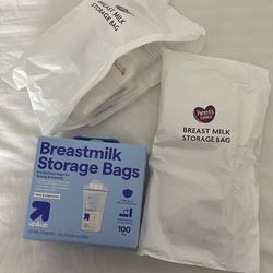 Breast milk bags