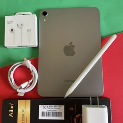 Apple Ipad Mini 7th Generation (Newest 2024 / A17 pro chip) 128GB with pen, case & Accessories (256GB $529)