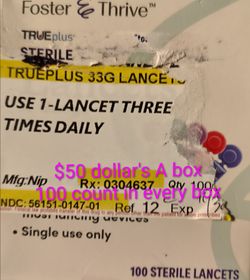 Diabetic supplies and insulin