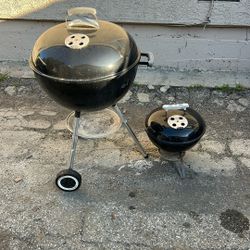 Weber Larger 22 1/2”  & Smaller  14” BBQ GRILLS