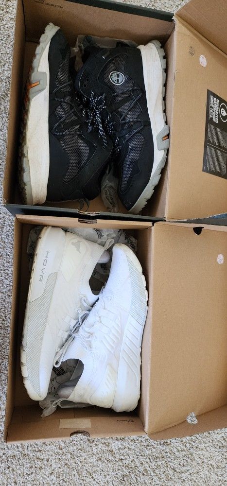 Under armour & timberland shoes for sale