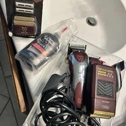 Wahl Corded Magic Clip Clipper & Razor Edger Trimmer Set, Single-Cord Design