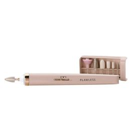 Finishing Touch Flawless Mani Rechargeable Nail File & Drill Pink 6 Heads