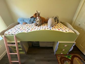 Kids Pastel Loft Bed