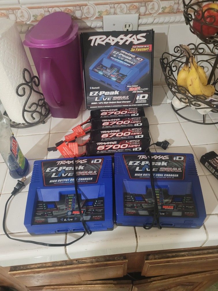 Traxxas Smart Dual Chargers And Batteries 4s Rc