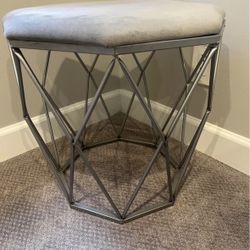 Gorgeous Contemporary Grey Stool