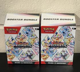 2x Pokemon Scalet&Violet: Prismatic Evolutions Booster Bundles, Factory Sealed!