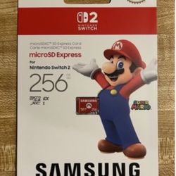 Samsung Micro SD Express Nintendo Switch 2 256 GB New Sealed