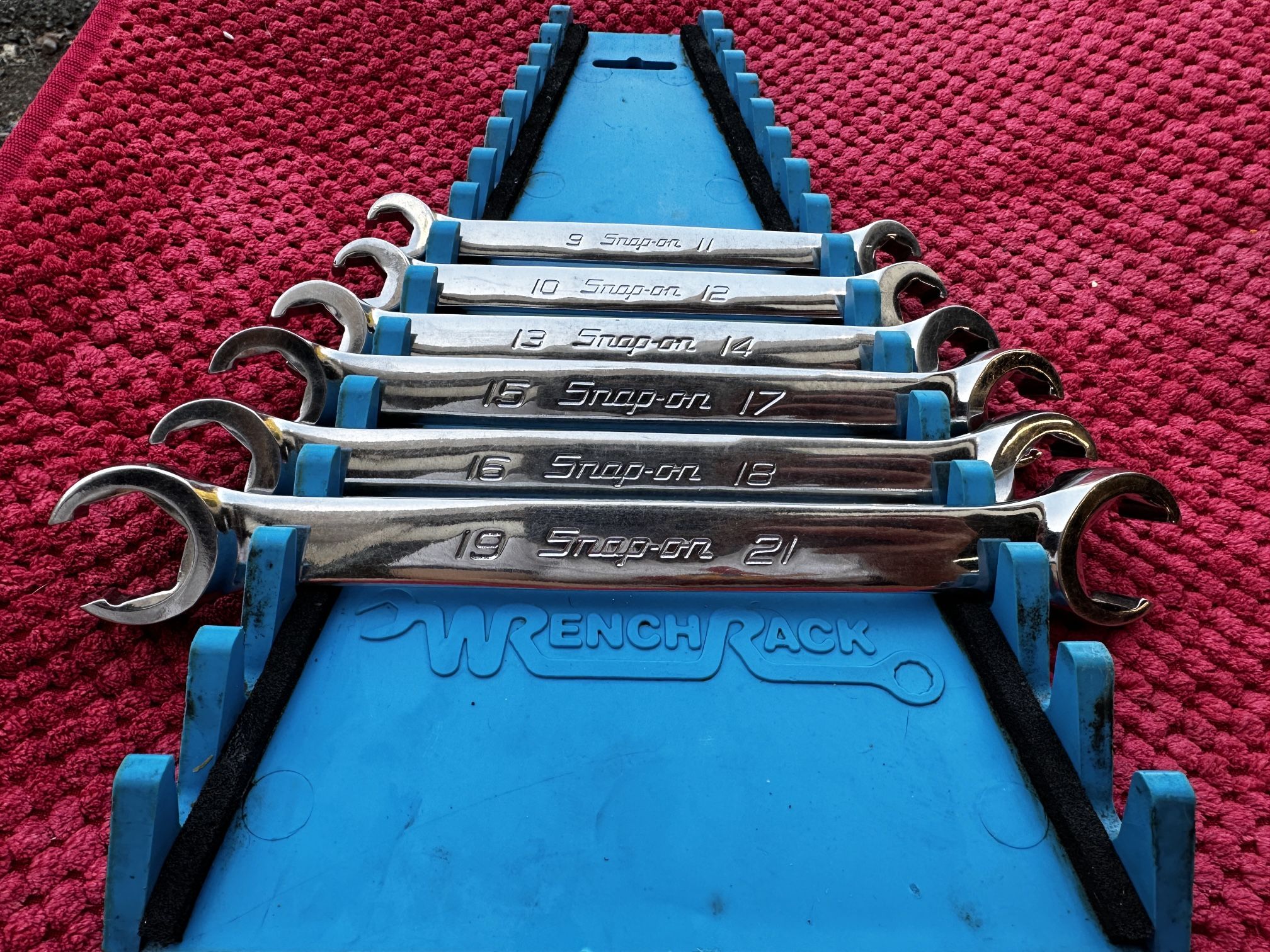 Snap-On Tools USA 6pc 6Point Flank Drive Double Flare Nut Wrench Set