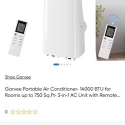 Portable Air Conditioner 14000 BTU Portable AC Unit 3-in-1 Cooling, Dehumidifier and Fan, Standing Air Conditioner