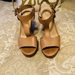 Vince Camuto Nude Wedge
