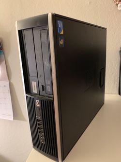 HP PC Desktop/ core 2 due/ Ram 2 Gb with monitor/ no hard drive