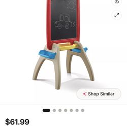 Step2 Flip & Doodle 2-in-1 Kids' Easel & Chalkboard
