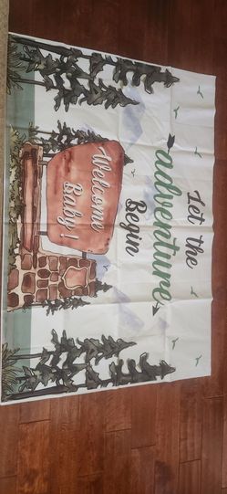 Baby Shower Decor "Let the Adventure Begin"