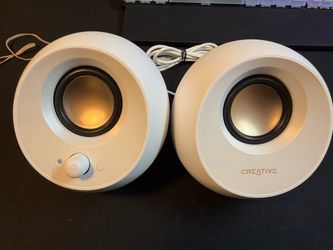Creative Pebble V3 Desktop Speakers – White