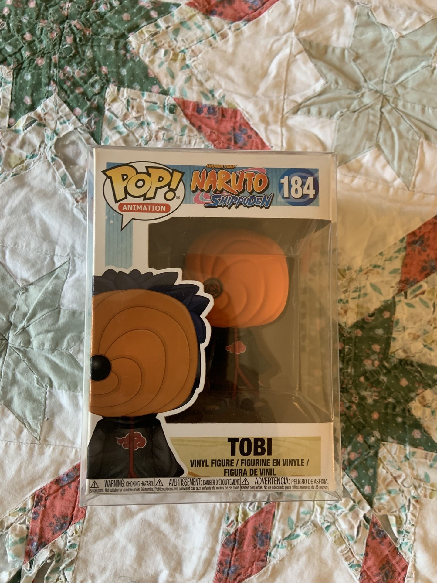 CUSTOM Naruto Shippuden: Tobi with Mangekyo Sharingan Funko Pop