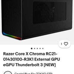 Razer Core X Chroma With 2070s OC