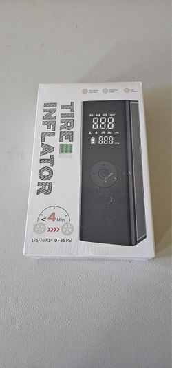 Brand New Portable Cordless Tire Inflator / Air Compressor (Digital Display)