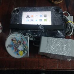 Nintendo Wii U 32 GB With Super Smash Brothers Tested
