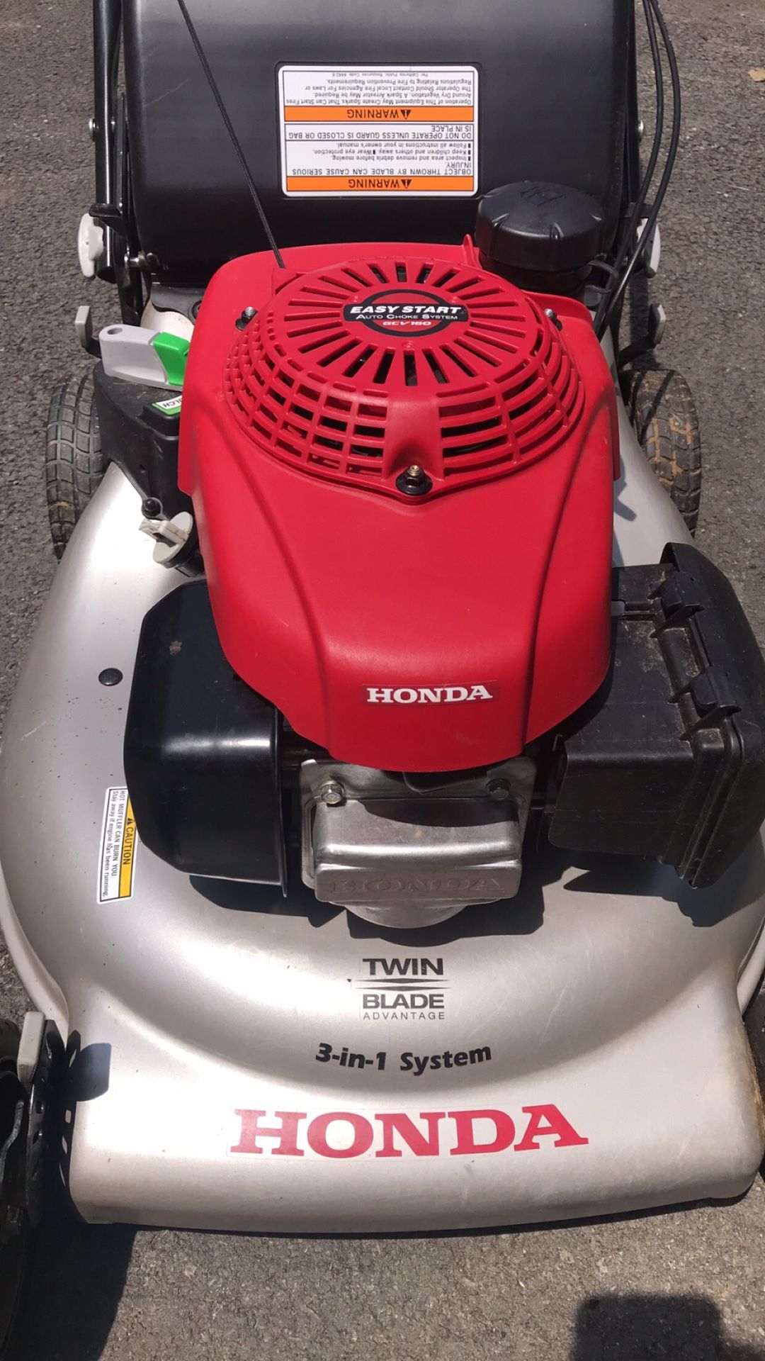 Honda 21 in. 3-in-1 Variable Speed Gas Walk Behind Self Propelled Lawn Mower with Auto Choke