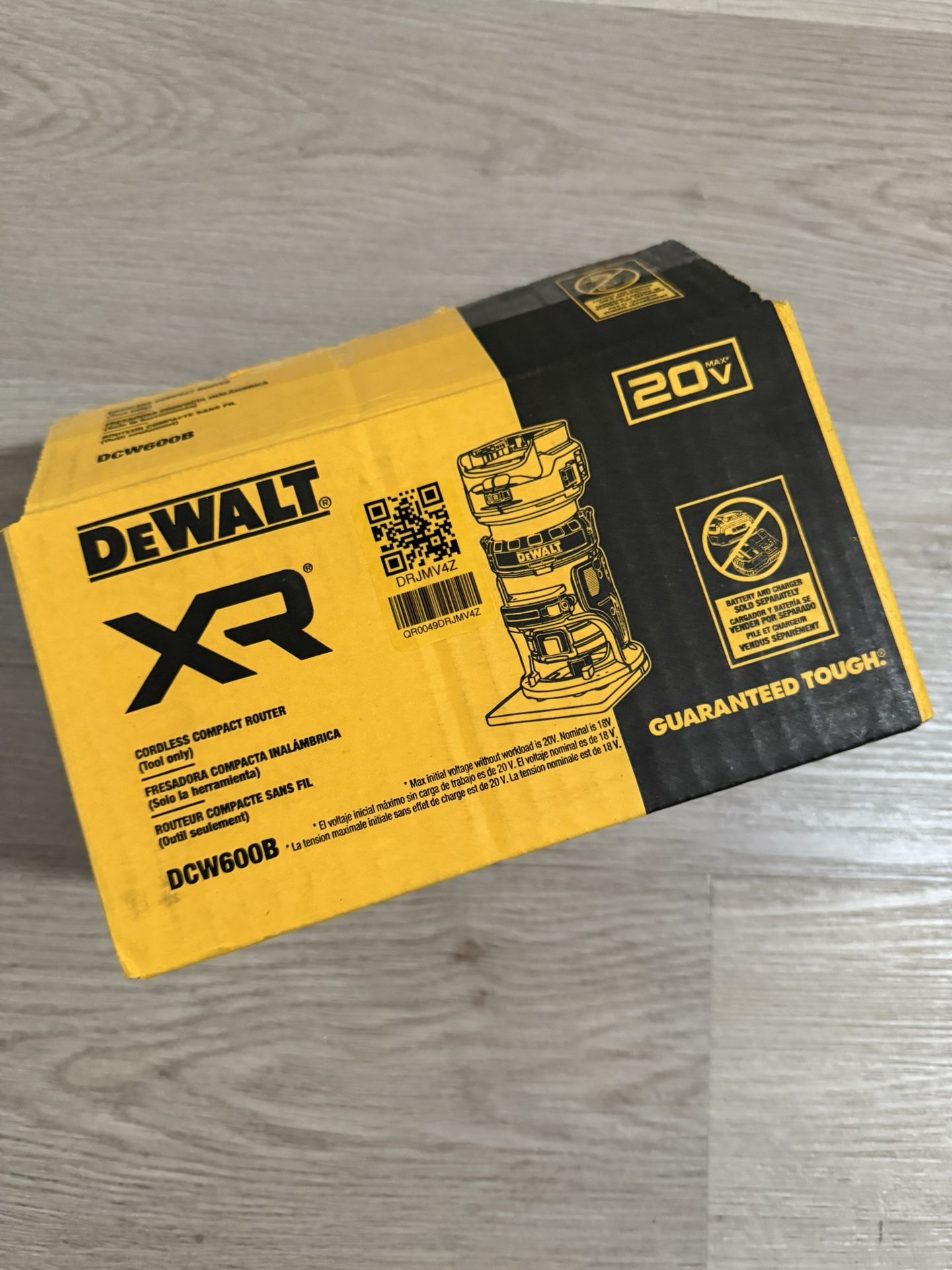 Dewalt Router and Battery 5.0