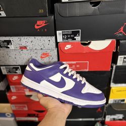Nike Dunk Low Championship Court Purple size 12.5 USED But Clean