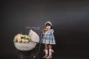 Stroller guc one side needs a screw this is a doll size , toddler size