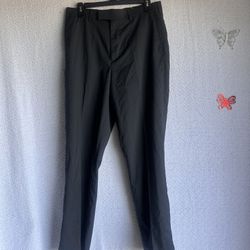 Men’s gray dress pants Savane 30x30 flat 
