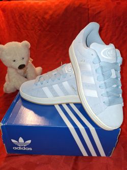 adidas Campus 00s Mens Size 9 JI2005 Clear Sky/Blue/Gold MT New